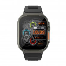 A70 1.96 inch HD Screen Heart Rate Blood Pressure SpO2 Monitor BT5.0 600mAh TWS Connection Smart Watch COD