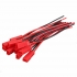 Excellway 10 Pairs 2 Pins JST Male & Female Connectors Plug Cable Wire Line 110mm Red COD
