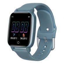[bluetooth 5.0]Bakeey T1S Temperature Measurement Wristband Hyperthermia Alert Fitness Tracker Smart Watch COD