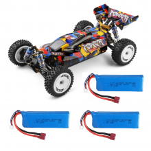Wltoys 124007 Several Battery 1/12 2.4G 4WD Brushless RC Car 75km/h Off-Road Speed Racing Vehicles Models RTR Toys COD