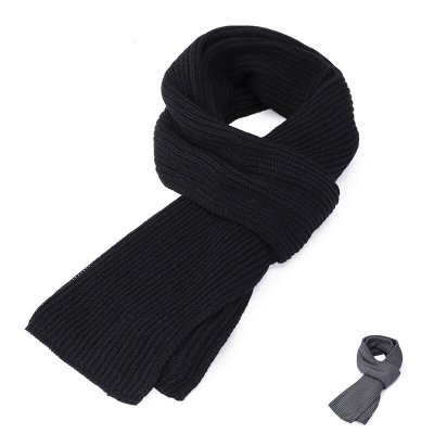 Men\'s Knitted Scarf Winter Muffler Warm Face Protection Earflaps Shawl Chenille Hand Knitting Leisure Scarves COD