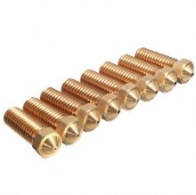 4 Size Brass Nozzle 3.0mm/1.75mm ABS/PLA Filament Extruder Nozzle For 3D Printer COD