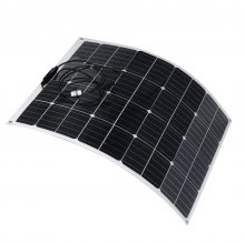100W 18V Highly Flexible Monocrystalline Solar Panel Tile Mono Panel Waterproof COD