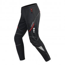 WOSAWE Winter Men's Fleece Warm Windproof Trousers Waterproof Reflective Long Pants For Outdoor Cycling Skiing Mountaineering COD