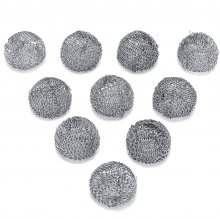 10Pcs Pipe Screen Filter Ball Combustion-supporting Reticular Ball Replacement Tools Kit COD
