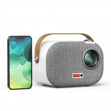 Blitzwolf®V2 1080P Android Projector Automatic Keystone Correction 5G-WIFI 200ANSI Lumens Android 9.0 Google Assistant Portable Mini Home Theater Outdoor Movie