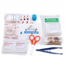Emergency First Aid Kit 79 Piece Survival Supplies Bag for Car Travel Home Emergency Box COD