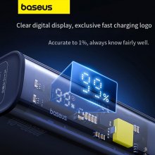 Baseus 22.5W 37Wh 10000mAh Power Bank External Battery Power Supply with 1 Input & 2 Outputs Support SCP FCP QC AFC PE+ Fast Charging for iPhone 15 15 Plus 15Pro 15 Pro Max for Huawei Mate60 Pro for S