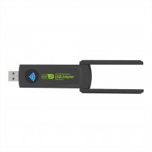 1300Mbps 2.4G/5G Dual Band USB3.0 WiFi Adapter Wifi Dongle USB Network Card Free Driver with External High Gain Dual Antenna for PC Laptop Computer COD