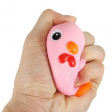 Squishy Pink Chicken Jumbo 10cm Slow Rising Collection Gift Decor Soft Toy Phone Bag Strap COD