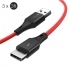 BlitzWolf BW-TC15 QC3.0 3A USB Type-C Cable Fast Charging Data Sync Transfer Cord Line 6ft/1.8m For Samsung Galaxy Note 20 Huawei P40 Mi10 OnePlus 8