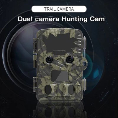 HC8201 32MP Wildlife Trail Hunting Camera 4K HD Video Recording IP65 Waterproof 20m Night Distance for Outdoors Photograph COD