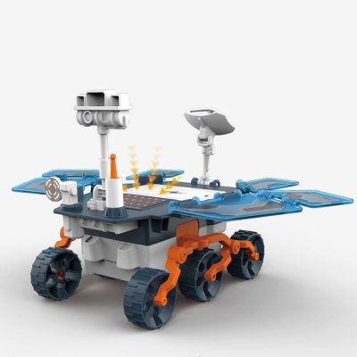 Solar Mars Rover Toys STEM DIY Toy for Kids Educational Electric Model with Solar Power Hands-on Learning and Fun Assembly COD