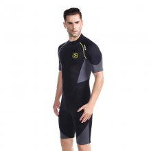 ZCCO Adult Wetsuit 1.5mm Neoprene Comfortable Split Top Shortie Snorkeling Suit Cold-proof Warm Plus Size Surfing Set COD