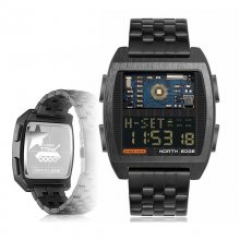 NORTH EDGE CYBER TANK 50M Waterproof Stopwatch Timing Calendar Electronics LED Display Digital Watch Outdoor Sport Smart Watch COD