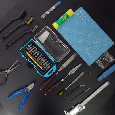 Kingroon 3D printer tool kit, 3D printing accessories including deburring tool, digital caliper, art knife set, pipe cutter, storage bag, suitable for 3D printing removal, cleaning, finishing