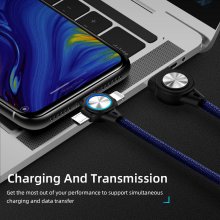 3A USB-A for iP/Type-C/Micro USB Cable Fast Charging Data Transmission Copper Core Line 1M Long for iPhone14 14 Pro 14Pro Max for Huawei Mate50 for Xiaomi Mi13 for OPPO Reno9 for ViVo Y70s