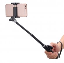 Glisteny New Detachable Aluminum Alloy Selfie Stick Hanheld Gimbals Supports for Go Pro and Mobile Phones COD