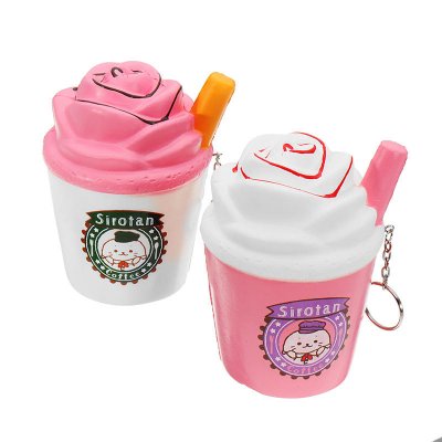 Ice Cream Tea Cup Squishy kawaii Squeeze Toy 10cm Sweet Slow Rising For Girls COD