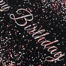 4.9x3.3FT 7.2x4.9FT 9.8x5.9FT Pink and Black Shiny Gold Dot Glamour Sparkle Studio Photography Backdrops Background COD