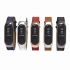 Bakeey Leather Strap with Metal Frame Replacement Wristband for Xiaomi Mi Band 3 Smart Bracelet Non-original COD