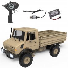 LDRC LD-P06 1/12 2.4G 4WD RC Car Unimog 435 U1300RC w/ LED Light Military Climbing Truck Full Proportional Vehicles Models Toys COD