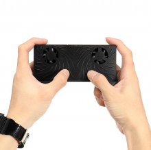 RK Gaming Controller Touch Screen Mini Wireless Charging Gamepad Chargable Joystick With Cooling Fan for iPhone XS 11 Pro Huawei P30 Pro Mate 30 5G COD