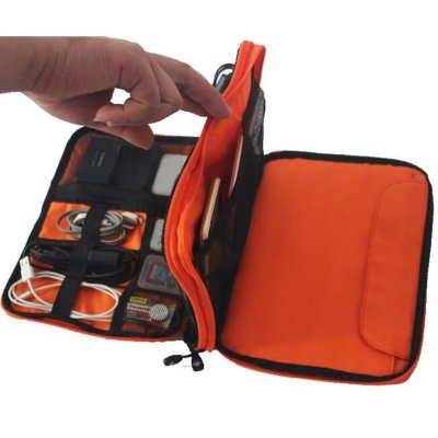 Waterproof Digital Accessories Storage Bag USB Data Cable Earphone Wire Flash Drive Pen Power Bank Travel Storage Bag COD