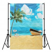 5x7ft Summer Sunshine Beach Vocation Sea Photography Backdrop Studio Prop Background COD