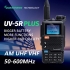 Quansheng UV-5R PLUS Walkie Talkie 5W Air Band Radio Charge UHF VHF DTMF FM Scrambler NOAA Wireless Frequency Two Way CB Radio COD