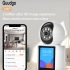 Guudgo 3MP 2.8 Inch IPS Screen Video Calling Camera Wireless PTZ IP Dome Camera Night Vision Humanoid Tracking Alarm Push Home Security CCTV Baby Monitor iCSEE APP Intercom Cameras with Remote Control