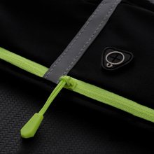 ZQK Waterproof Reflective Stripe Sports Multi-pocket Waist Bag Outdoor Night Running Equipment Storage Bag with Headphone Hole for Smartphone Under 6.5 inch