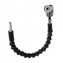 105 Degree Right Angle Drill Adapter with Flexible Shaft Bits Extension Shaft with Screwdriver Bit Holder COD
