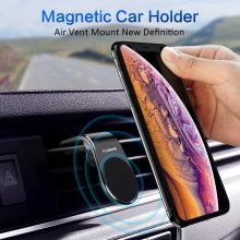 Floveme Upgrade Strong Magnetic Air Vent Car Mount Car Phone Holder For 4 Inch-7 Inch Smart Phone For iPhone XS Max For Samsung Galaxy S10 Plus COD