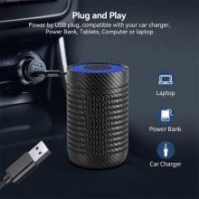 Mini Air Purifier for Car with True HEPA Filter Cleans Air, Eliminates Smoke & Odor, Small Travel Air Purifier for Office COD