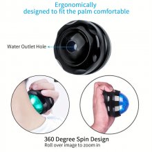 54mm Portable Massage Roller Ball Massager Body Therapy Foot Back Waist Hip Relax Muscle Exercise Fitness Ball COD