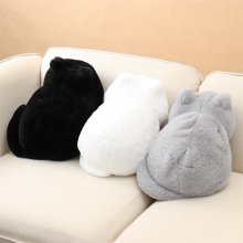 Cute Cartoon Cat Plush Cushions Pillow Back Shadow Cat Animal Stuffed Plush Toy Kid Gifts COD
