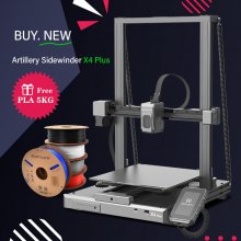 Artillery® SW X4 Plus High Speed 3D Printer 300*300*400mm Printing Area 4.3 inch Touchscreen 500mm/s COD