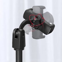 Bakeey 360° Rotatable Phone Desktop Holder Telescopic Selfie Stand for YouTube TikTok Live Stream Makeup COD